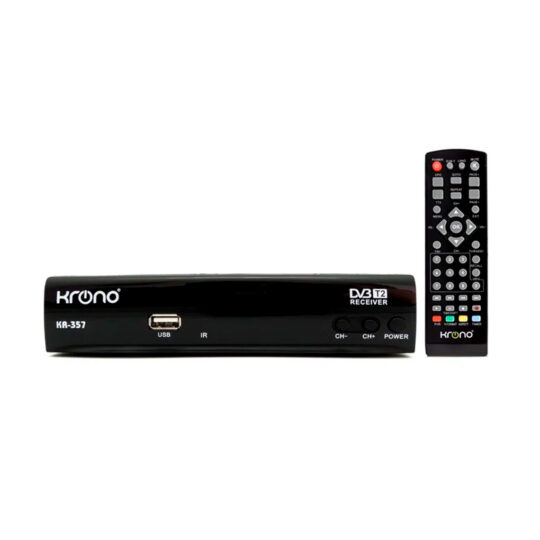 Decodificador TDT DVB Full HD Krono con Control y Antena